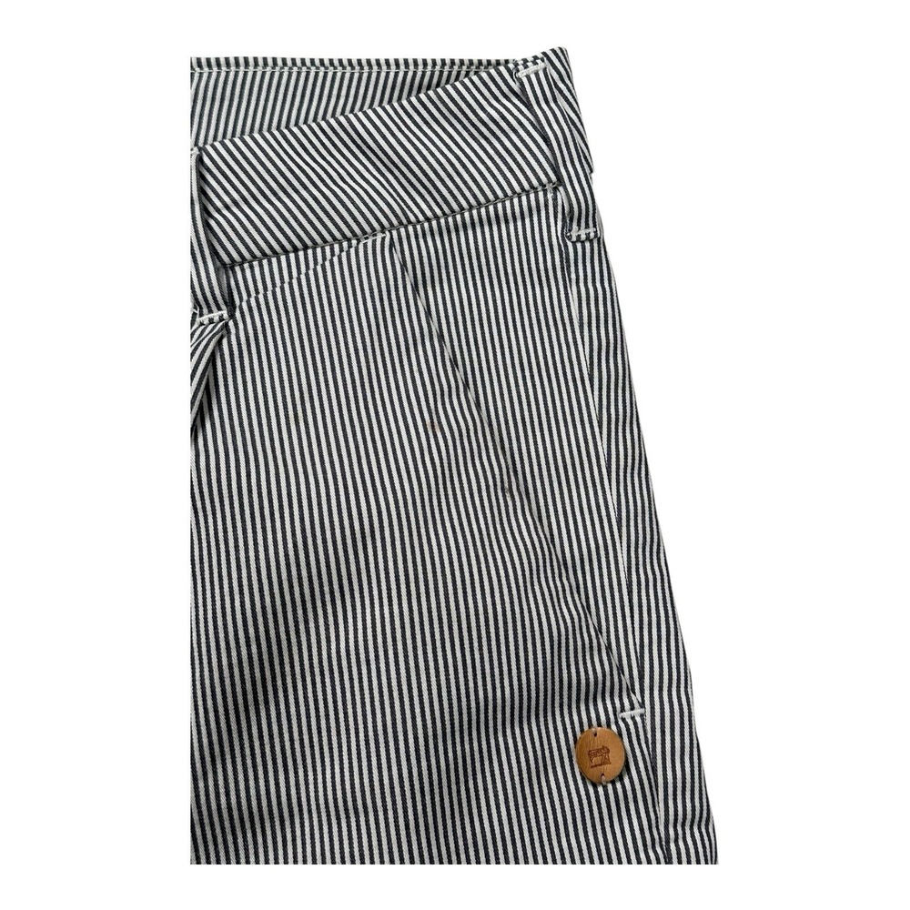 Scotch & Soda Maison Scotch Size 29 Grey/White Striped Bermuda Shorts - Picture 2 of 16